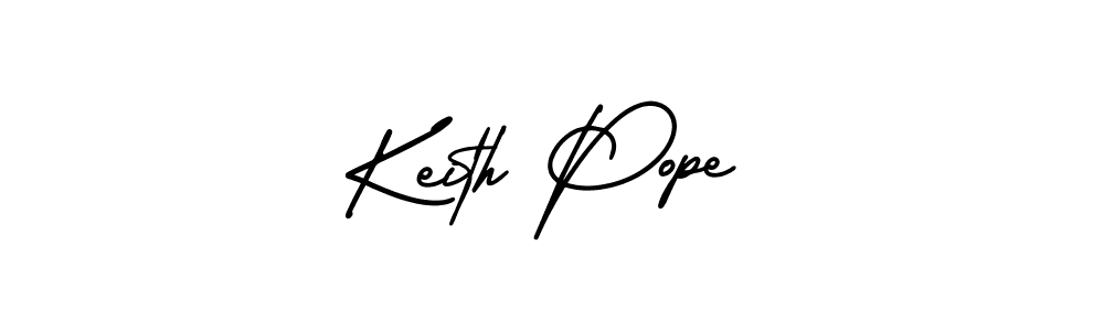 Use a signature maker to create a handwritten signature online. With this signature software, you can design (AmerikaSignatureDemo-Regular) your own signature for name Keith Pope. Keith Pope signature style 3 images and pictures png