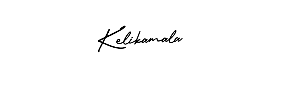 The best way (AmerikaSignatureDemo-Regular) to make a short signature is to pick only two or three words in your name. The name Kelikamala include a total of six letters. For converting this name. Kelikamala signature style 3 images and pictures png