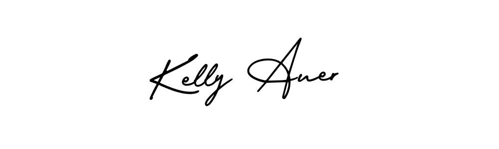 Use a signature maker to create a handwritten signature online. With this signature software, you can design (AmerikaSignatureDemo-Regular) your own signature for name Kelly Auer. Kelly Auer signature style 3 images and pictures png