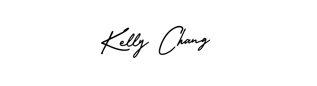 It looks lik you need a new signature style for name Kelly Chang. Design unique handwritten (AmerikaSignatureDemo-Regular) signature with our free signature maker in just a few clicks. Kelly Chang signature style 3 images and pictures png