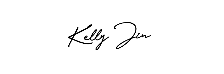 Design your own signature with our free online signature maker. With this signature software, you can create a handwritten (AmerikaSignatureDemo-Regular) signature for name Kelly Jin. Kelly Jin signature style 3 images and pictures png