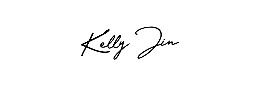 Design your own signature with our free online signature maker. With this signature software, you can create a handwritten (AmerikaSignatureDemo-Regular) signature for name Kelly Jin. Kelly Jin signature style 3 images and pictures png