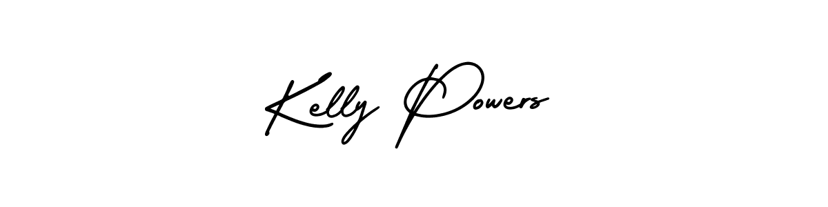 Make a beautiful signature design for name Kelly Powers. With this signature (AmerikaSignatureDemo-Regular) style, you can create a handwritten signature for free. Kelly Powers signature style 3 images and pictures png