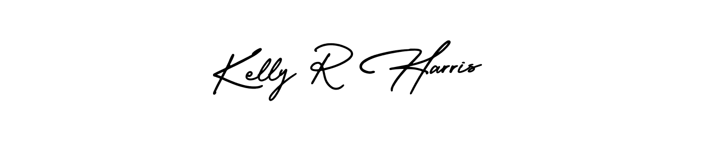 You should practise on your own different ways (AmerikaSignatureDemo-Regular) to write your name (Kelly R Harris) in signature. don't let someone else do it for you. Kelly R Harris signature style 3 images and pictures png