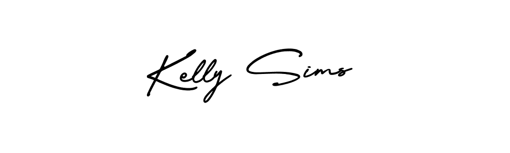Make a beautiful signature design for name Kelly Sims. Use this online signature maker to create a handwritten signature for free. Kelly Sims signature style 3 images and pictures png