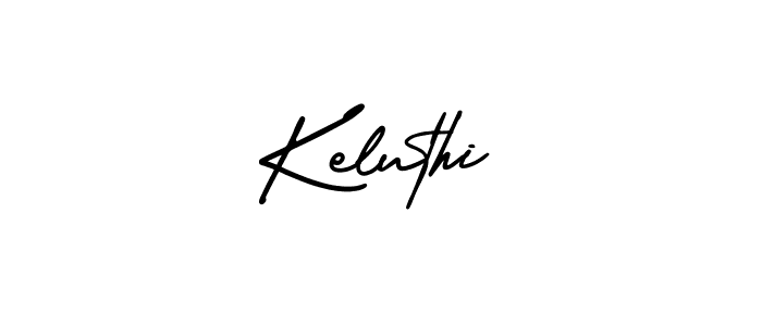 How to make Keluthi signature? AmerikaSignatureDemo-Regular is a professional autograph style. Create handwritten signature for Keluthi name. Keluthi signature style 3 images and pictures png