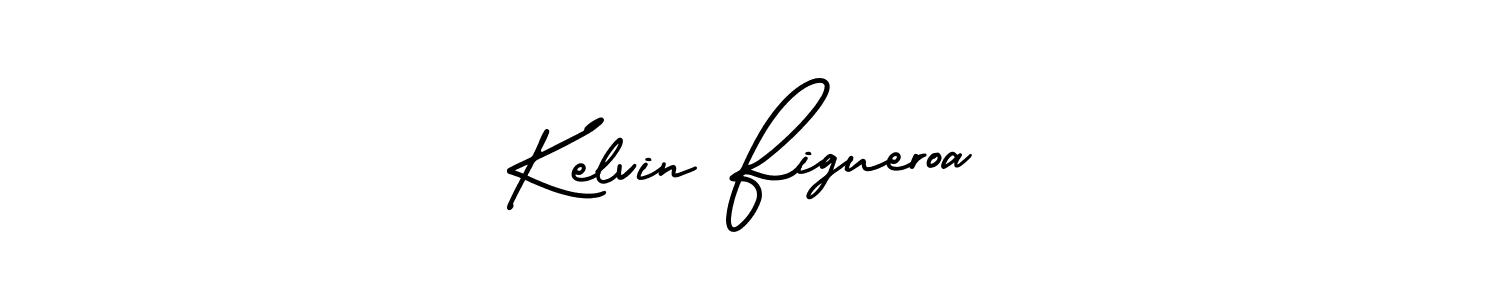 How to make Kelvin Figueroa name signature. Use AmerikaSignatureDemo-Regular style for creating short signs online. This is the latest handwritten sign. Kelvin Figueroa signature style 3 images and pictures png