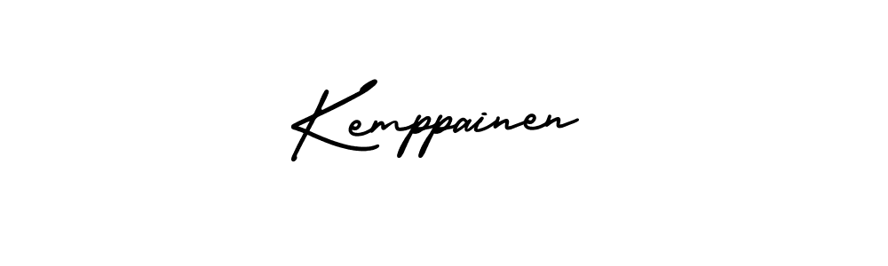 Kemppainen stylish signature style. Best Handwritten Sign (AmerikaSignatureDemo-Regular) for my name. Handwritten Signature Collection Ideas for my name Kemppainen. Kemppainen signature style 3 images and pictures png