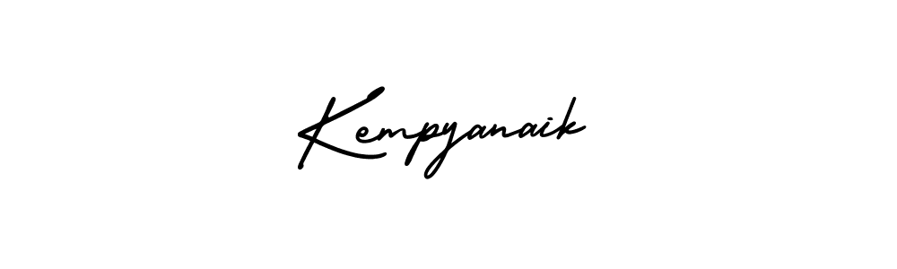 Use a signature maker to create a handwritten signature online. With this signature software, you can design (AmerikaSignatureDemo-Regular) your own signature for name Kempyanaik. Kempyanaik signature style 3 images and pictures png