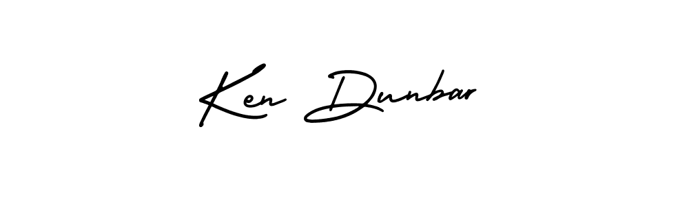 Also You can easily find your signature by using the search form. We will create Ken Dunbar name handwritten signature images for you free of cost using AmerikaSignatureDemo-Regular sign style. Ken Dunbar signature style 3 images and pictures png