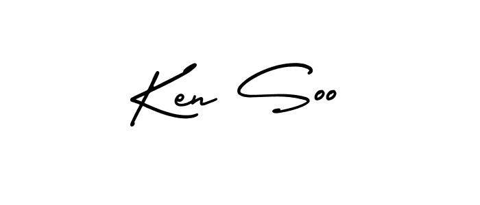 This is the best signature style for the Ken Soo name. Also you like these signature font (AmerikaSignatureDemo-Regular). Mix name signature. Ken Soo signature style 3 images and pictures png