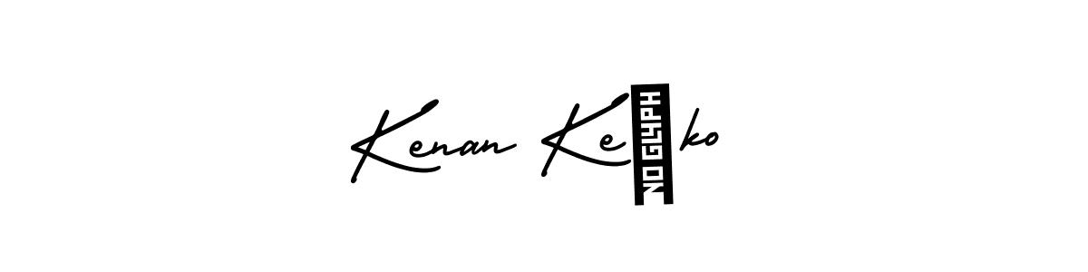 How to make Kenan Keško name signature. Use AmerikaSignatureDemo-Regular style for creating short signs online. This is the latest handwritten sign. Kenan Keško signature style 3 images and pictures png