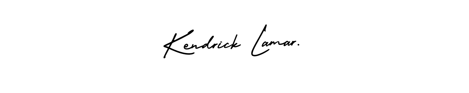 Make a beautiful signature design for name Kendrick Lamar.. With this signature (AmerikaSignatureDemo-Regular) style, you can create a handwritten signature for free. Kendrick Lamar. signature style 3 images and pictures png