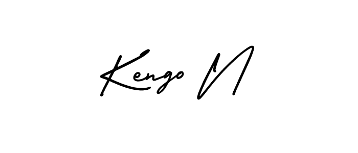 if you are searching for the best signature style for your name Kengo N. so please give up your signature search. here we have designed multiple signature styles  using AmerikaSignatureDemo-Regular. Kengo N signature style 3 images and pictures png