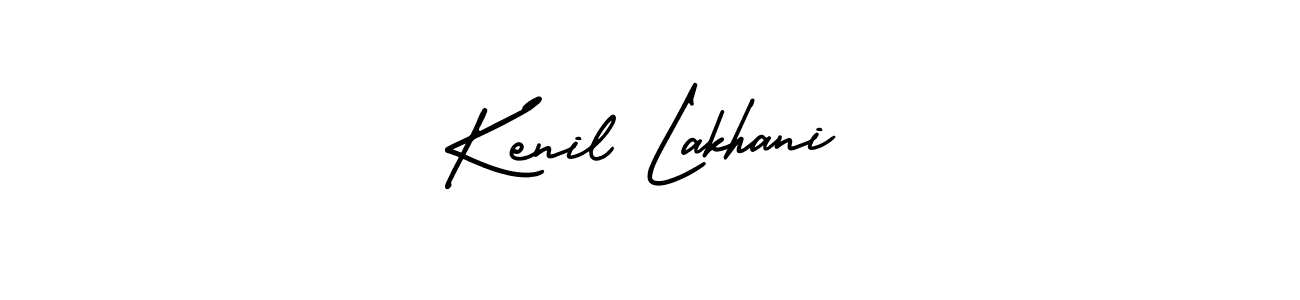 Make a beautiful signature design for name Kenil Lakhani. Use this online signature maker to create a handwritten signature for free. Kenil Lakhani signature style 3 images and pictures png