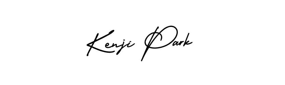 Make a beautiful signature design for name Kenji Park. With this signature (AmerikaSignatureDemo-Regular) style, you can create a handwritten signature for free. Kenji Park signature style 3 images and pictures png