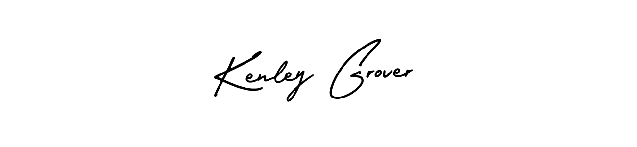 How to make Kenley Grover name signature. Use AmerikaSignatureDemo-Regular style for creating short signs online. This is the latest handwritten sign. Kenley Grover signature style 3 images and pictures png