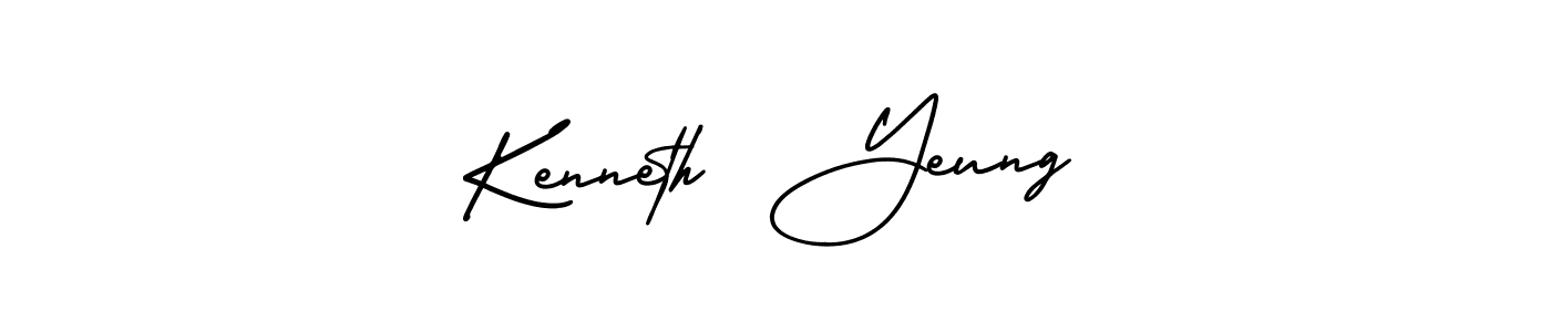 Also we have Kenneth  Yeung name is the best signature style. Create professional handwritten signature collection using AmerikaSignatureDemo-Regular autograph style. Kenneth  Yeung signature style 3 images and pictures png