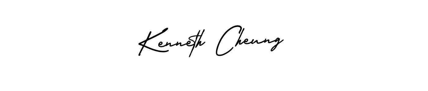 Create a beautiful signature design for name Kenneth Cheung. With this signature (AmerikaSignatureDemo-Regular) fonts, you can make a handwritten signature for free. Kenneth Cheung signature style 3 images and pictures png