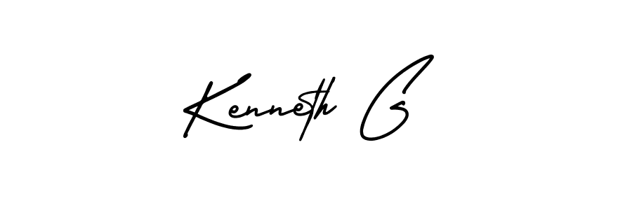 Kenneth G stylish signature style. Best Handwritten Sign (AmerikaSignatureDemo-Regular) for my name. Handwritten Signature Collection Ideas for my name Kenneth G. Kenneth G signature style 3 images and pictures png