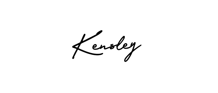 if you are searching for the best signature style for your name Kensley. so please give up your signature search. here we have designed multiple signature styles  using AmerikaSignatureDemo-Regular. Kensley signature style 3 images and pictures png