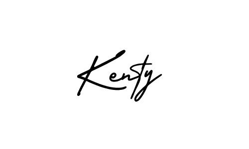 How to Draw Kenty signature style? AmerikaSignatureDemo-Regular is a latest design signature styles for name Kenty. Kenty signature style 3 images and pictures png