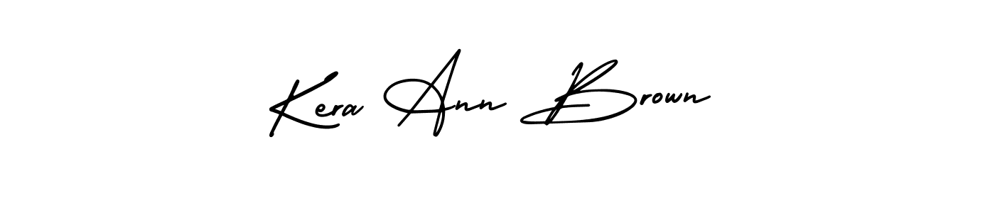 Also You can easily find your signature by using the search form. We will create Kera Ann Brown name handwritten signature images for you free of cost using AmerikaSignatureDemo-Regular sign style. Kera Ann Brown signature style 3 images and pictures png