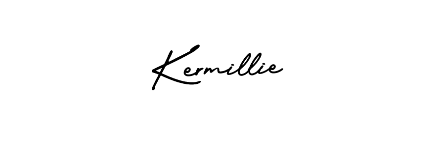 Kermillie stylish signature style. Best Handwritten Sign (AmerikaSignatureDemo-Regular) for my name. Handwritten Signature Collection Ideas for my name Kermillie. Kermillie signature style 3 images and pictures png