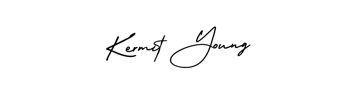 This is the best signature style for the Kermit Young name. Also you like these signature font (AmerikaSignatureDemo-Regular). Mix name signature. Kermit Young signature style 3 images and pictures png