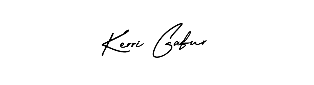Also You can easily find your signature by using the search form. We will create Kerri Gafur name handwritten signature images for you free of cost using AmerikaSignatureDemo-Regular sign style. Kerri Gafur signature style 3 images and pictures png