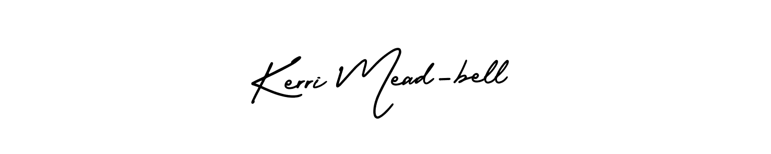 How to make Kerri Mead-bell signature? AmerikaSignatureDemo-Regular is a professional autograph style. Create handwritten signature for Kerri Mead-bell name. Kerri Mead-bell signature style 3 images and pictures png