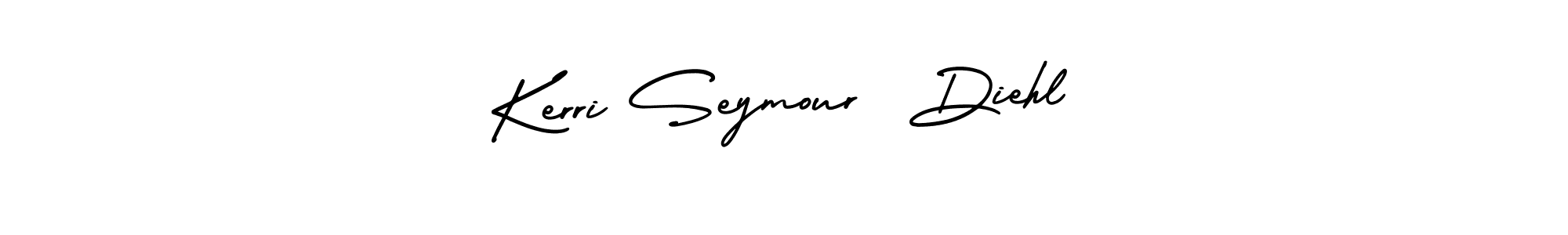 Make a beautiful signature design for name Kerri Seymour  Diehl. With this signature (AmerikaSignatureDemo-Regular) style, you can create a handwritten signature for free. Kerri Seymour  Diehl signature style 3 images and pictures png