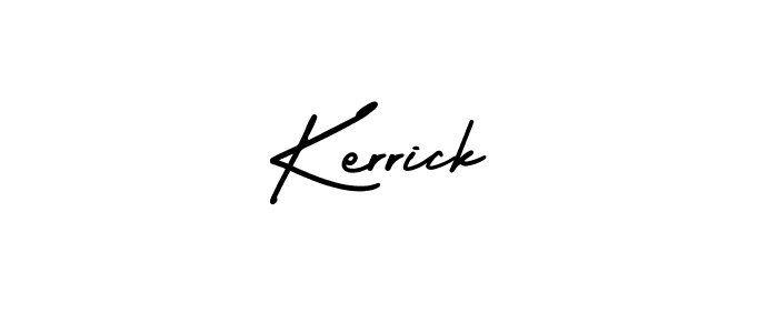 if you are searching for the best signature style for your name Kerrick. so please give up your signature search. here we have designed multiple signature styles  using AmerikaSignatureDemo-Regular. Kerrick signature style 3 images and pictures png