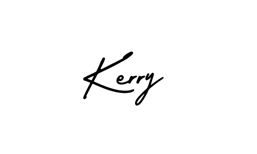 Kerry stylish signature style. Best Handwritten Sign (AmerikaSignatureDemo-Regular) for my name. Handwritten Signature Collection Ideas for my name Kerry. Kerry signature style 3 images and pictures png