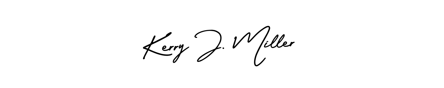 if you are searching for the best signature style for your name Kerry J. Miller. so please give up your signature search. here we have designed multiple signature styles  using AmerikaSignatureDemo-Regular. Kerry J. Miller signature style 3 images and pictures png