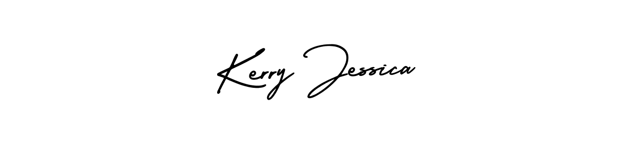 if you are searching for the best signature style for your name Kerry Jessica. so please give up your signature search. here we have designed multiple signature styles  using AmerikaSignatureDemo-Regular. Kerry Jessica signature style 3 images and pictures png