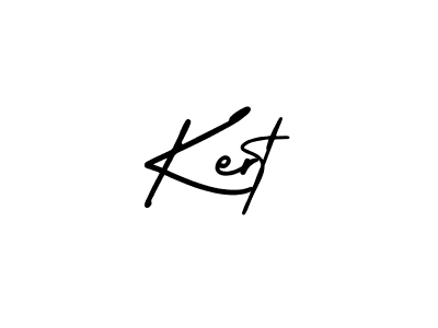 Make a beautiful signature design for name Kert. With this signature (AmerikaSignatureDemo-Regular) style, you can create a handwritten signature for free. Kert signature style 3 images and pictures png