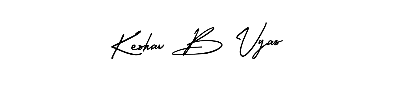 Make a short Keshav B Vyas signature style. Manage your documents anywhere anytime using AmerikaSignatureDemo-Regular. Create and add eSignatures, submit forms, share and send files easily. Keshav B Vyas signature style 3 images and pictures png