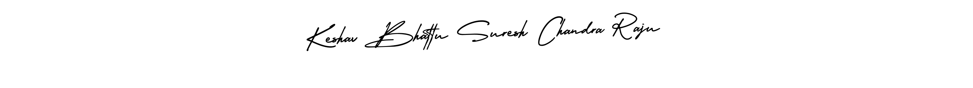 How to make Keshav Bhattu Suresh Chandra Raju name signature. Use AmerikaSignatureDemo-Regular style for creating short signs online. This is the latest handwritten sign. Keshav Bhattu Suresh Chandra Raju signature style 3 images and pictures png