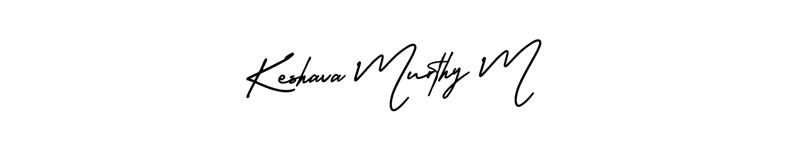 It looks lik you need a new signature style for name Keshava Murthy M. Design unique handwritten (AmerikaSignatureDemo-Regular) signature with our free signature maker in just a few clicks. Keshava Murthy M signature style 3 images and pictures png