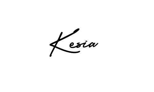 Kesia stylish signature style. Best Handwritten Sign (AmerikaSignatureDemo-Regular) for my name. Handwritten Signature Collection Ideas for my name Kesia. Kesia signature style 3 images and pictures png