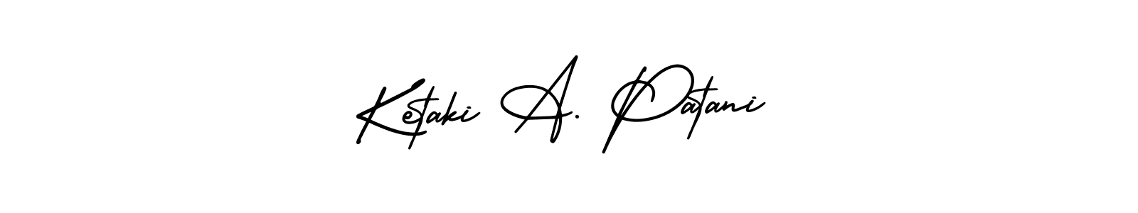 Also we have Ketaki A. Patani name is the best signature style. Create professional handwritten signature collection using AmerikaSignatureDemo-Regular autograph style. Ketaki A. Patani signature style 3 images and pictures png