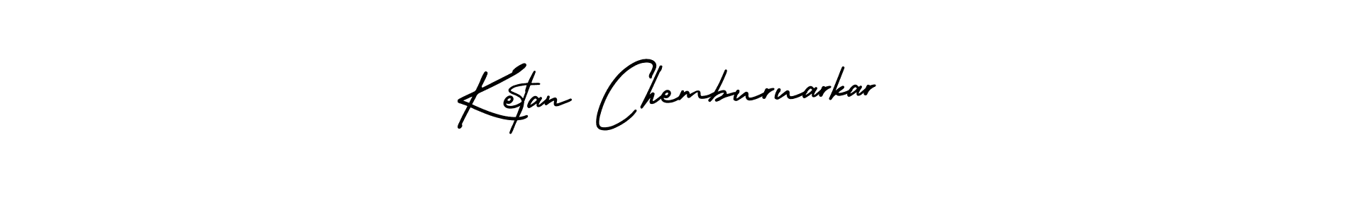 It looks lik you need a new signature style for name Ketan Chemburuarkar. Design unique handwritten (AmerikaSignatureDemo-Regular) signature with our free signature maker in just a few clicks. Ketan Chemburuarkar signature style 3 images and pictures png