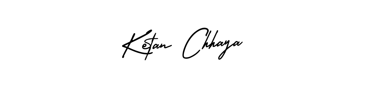 You should practise on your own different ways (AmerikaSignatureDemo-Regular) to write your name (Ketan Chhaya) in signature. don't let someone else do it for you. Ketan Chhaya signature style 3 images and pictures png