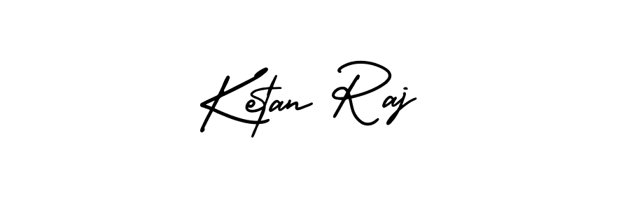 Ketan Raj stylish signature style. Best Handwritten Sign (AmerikaSignatureDemo-Regular) for my name. Handwritten Signature Collection Ideas for my name Ketan Raj. Ketan Raj signature style 3 images and pictures png