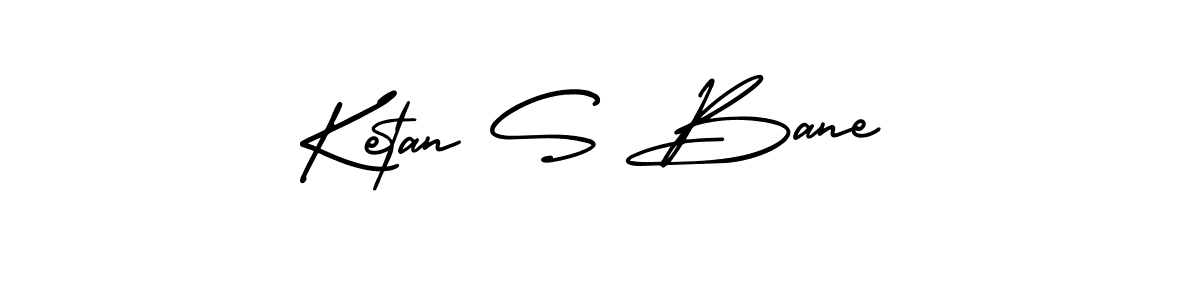 Design your own signature with our free online signature maker. With this signature software, you can create a handwritten (AmerikaSignatureDemo-Regular) signature for name Ketan S Bane. Ketan S Bane signature style 3 images and pictures png
