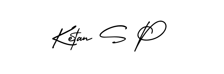 Also You can easily find your signature by using the search form. We will create Ketan S P name handwritten signature images for you free of cost using AmerikaSignatureDemo-Regular sign style. Ketan S P signature style 3 images and pictures png