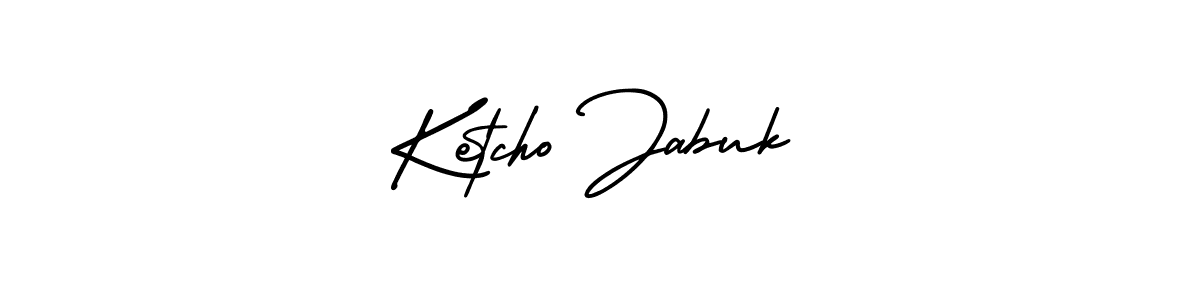 It looks lik you need a new signature style for name Ketcho Jabuk. Design unique handwritten (AmerikaSignatureDemo-Regular) signature with our free signature maker in just a few clicks. Ketcho Jabuk signature style 3 images and pictures png