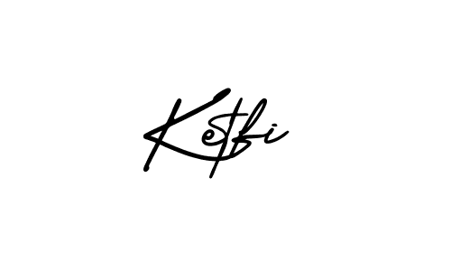 Create a beautiful signature design for name Ketfi. With this signature (AmerikaSignatureDemo-Regular) fonts, you can make a handwritten signature for free. Ketfi signature style 3 images and pictures png