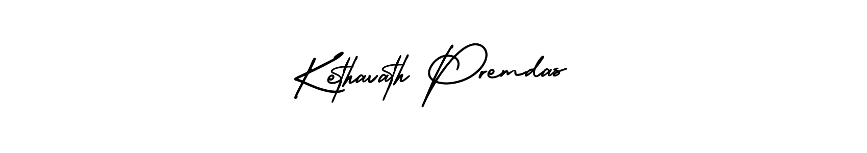 Make a short Kethavath Premdas signature style. Manage your documents anywhere anytime using AmerikaSignatureDemo-Regular. Create and add eSignatures, submit forms, share and send files easily. Kethavath Premdas signature style 3 images and pictures png